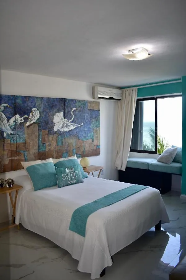 Apartment Flamingo Paradise Front By Cielo Maya Cancun Mexico